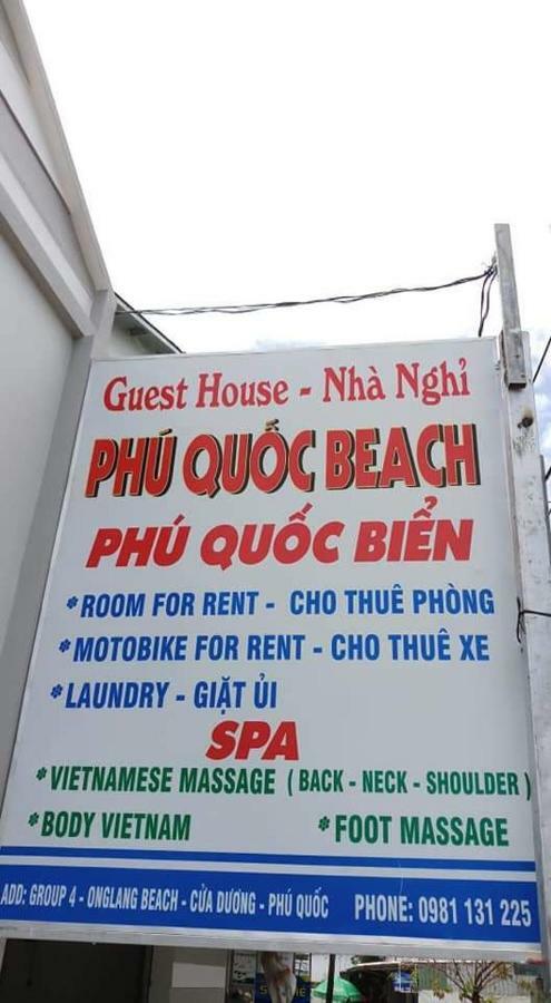 Phu Quoc Beach Guesthouse Ngoại thất bức ảnh